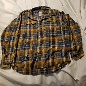 Men's Size Large Plaid Patagonia Button Up Shirt